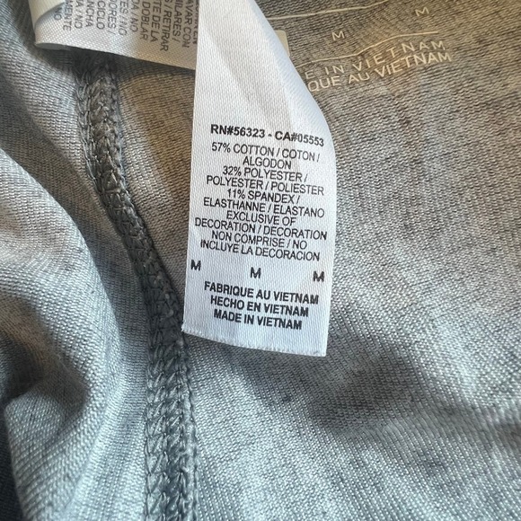 Nike Women's Pull-On Workout Yoga Legging Skinny Black Gray Size Medium - Picture 4 of 5